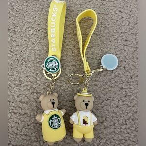 NWOT 2x Starbucks Yellow Bearista Bears